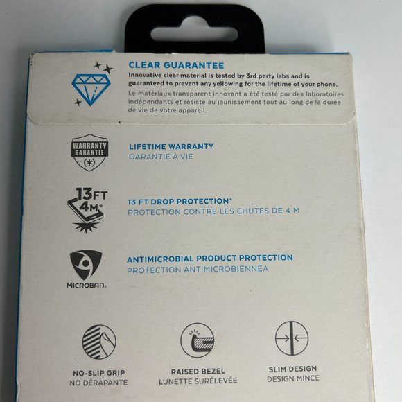 Apple iPhone 12 Mini Speck Presidio Perfect-Clear Hard Case with Grips - Picture 5 of 6